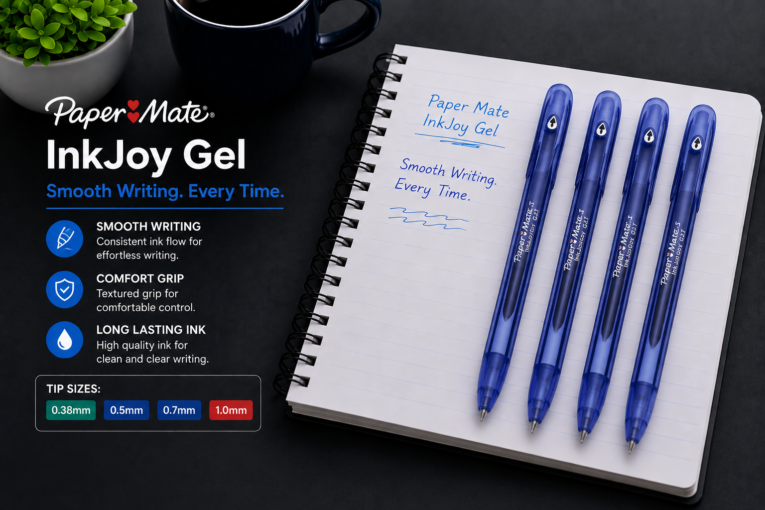 Paper Mate InkJoy Gel- Best pen for journaling