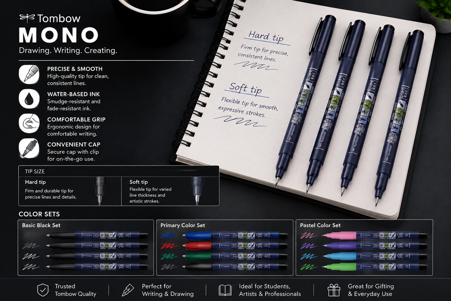 Tombow Fudenosuke Brush Pen- Best Pen for journaling