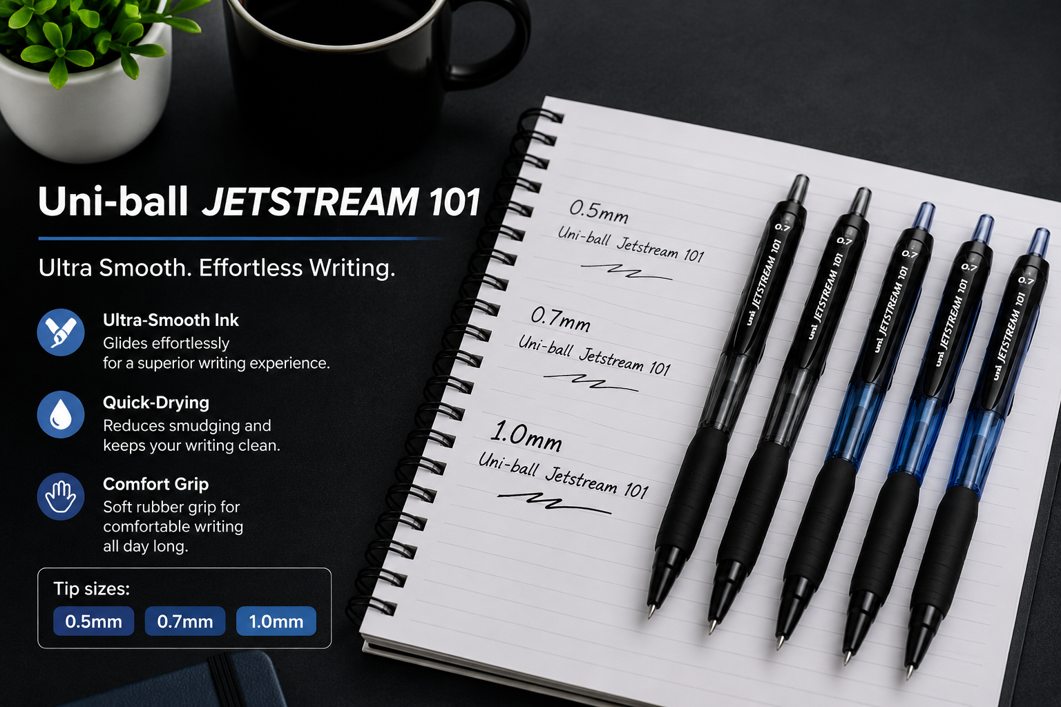 Uni-ball Jetstream - Best Pen for journaling