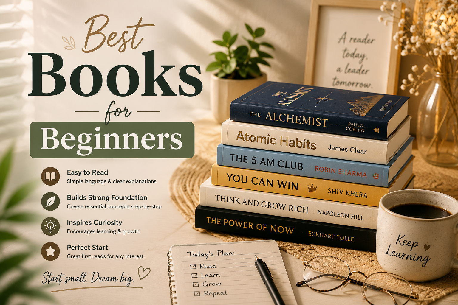 Best Books for Beginners: A Simple, No-Overwhelm Guide to Falling in Love With Reading
